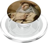 Sainte Catherine de Sienne Art Italien Saints Catholiques Stigmates PopSockets PopGrip pour MagSafe
