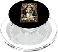 Sainte Catherine de Sienne Catholique PopSockets PopGrip pour MagSafe