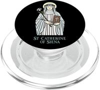 Sainte Catherine de Sienne Patron Catholique PopSockets PopGrip pour MagSafe