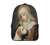 Sainte- Chien Sac À Dos Enfant Garçon Et Fille Cartable, De Sac Dos De Grande Capacité Les Bon Pour L'école Et Les Voyages 16 inch