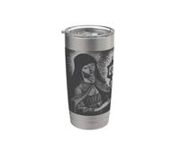 Sainte Claire d'Assise Italienne Catholique Sainte Femmes Gobelet isotherme en acier inoxydable double paroi