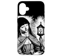 Sainte Claire d'Assise Saint Catholique Italienne Art Femmes Coque pour iPhone 16 Plus