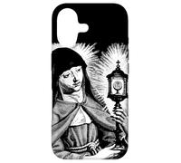 Sainte Claire d'Assise Saint Catholique Italienne Art Femmes Coque pour iPhone 17