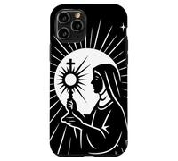 Sainte Claire d'Assise Saints Catholiques Eucharistie Coque pour iPhone 11 Pro