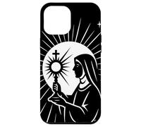 Sainte Claire d'Assise Saints Catholiques Eucharistie Coque pour iPhone 12 Pro Max