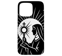Sainte Claire d'Assise Saints Catholiques Eucharistie Coque pour iPhone 15 Pro Max