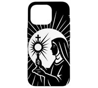 Sainte Claire d'Assise Saints Catholiques Eucharistie Coque pour iPhone 16 Pro