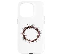 Sainte Couronne Jésus-Christ Chemin de Croix Évangile Dieu Coque pour iPhone 15 Pro
