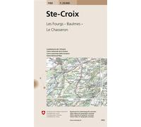 Sainte croix 1/25 000 - Collectif - Office Federal De Topographie Suisse - broché - Atlas / carte