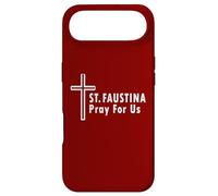 Sainte Faustine Pray for Us Divine Mercy Cross Coque pour iPhone Air