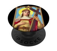 Sainte Hélène la Vraie Croix et l'église du Saint Sepulchre PopSockets PopGrip Adhésif