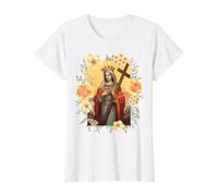 Sainte Hélène la Vraie Croix et l'église du Saint Sepulchre T-Shirt Graphique avec Valeur
