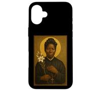 Sainte Icône catholique de Sainte Joséphine Bakhita Coque pour iPhone 16 Plus