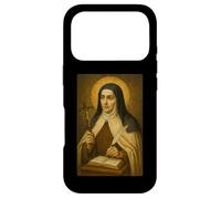 Sainte Icône catholique de Sainte Thérèse d'Avila Coque pour iPhone 17 Pro