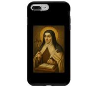 Sainte Icône catholique de Sainte Thérèse d'Avila Coque pour iPhone 7 Plus/8 Plus