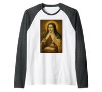 Sainte Icône catholique de Sainte Thérèse d'Avila Manche Raglan