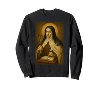 Sainte Icône catholique de Sainte Thérèse d'Avila Sweatshirt