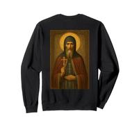 Sainte Icône orthodoxe Orientale de Saint Alexandre Svirsky Sweatshirt