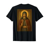 Sainte Icône orthodoxe Orientale de Saint Alexandre Svirsky T-Shirt