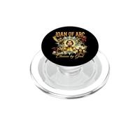 Sainte Jeanne d'arc Catholique PopSockets PopGrip pour MagSafe