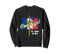 Sainte Jeanne d'arc Courageux Guerrier Foi Héroïne Sweatshirt