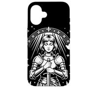 Sainte Jeanne d'arc Saints Catholiques Français Coque pour iPhone 16