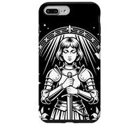 Sainte Jeanne d'arc Saints Catholiques Français Coque pour iPhone 7 Plus/8 Plus