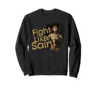 Sainte Jeanne d'arc se Bat comme Une Sainte catholique Sweatshirt