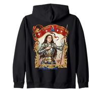 Sainte Jeanne d'arc Vintage Française Sainte Catholique Femme Sweat à Capuche
