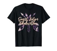 Sainte Kateri Tekakwitha Sainte Catholique Muguet des Mohawks T-Shirt