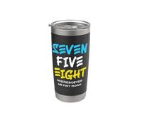 Sainte-Lucie 758 Seven Five Eight Gobelet isotherme en acier inoxydable double paroi