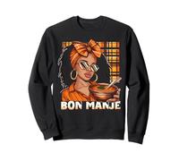 Sainte-Lucie Créole Day Bon Mange Jounen Kweyol Madras Femme Sweatshirt