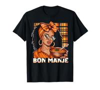 Sainte-Lucie Créole Day Bon Mange Jounen Kweyol Madras Femme T-Shirt