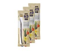 Sainte Lucie - Lot 3x Vanille bourbon Madagascar - 1 gousse - Etui 3g
