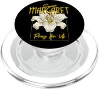 Sainte Marguerite-Marie d'Écosse, Lily Purity, Sainte catholique PopSockets PopGrip pour MagSafe