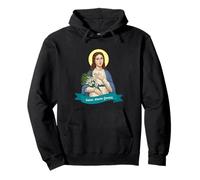 Sainte Maria Goretti Pureté Pure Vertue Catholique Saint Print Sweat à Capuche