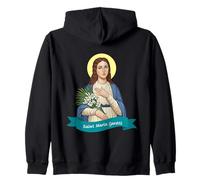 Sainte Maria Goretti Pureté Pure Vertue Catholique Saint Print Sweat à Capuche