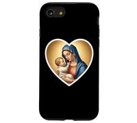 Sainte Marie avec bébé Jésus Christ Icône Santa Maria Panagia Coque pour iPhone SE (2020) / 7/8