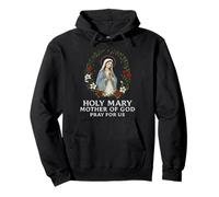 Sainte Marie Mère de Dieu Priez pour Nous Prière catholique Sweat à Capuche