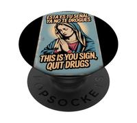 Sainte Marie, Santa Maria, Motivation de rééducation PopSockets PopGrip Adhésif