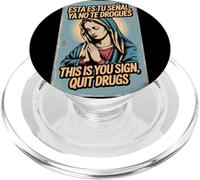 Sainte Marie, Santa Maria, Motivation de rééducation PopSockets PopGrip pour MagSafe