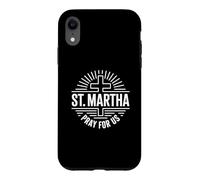 Sainte Marthe patronne de l'hospitalité Dévotion catholique Coque pour iPhone XR