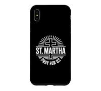 Sainte Marthe patronne de l'hospitalité Dévotion catholique Coque pour iPhone XS Max