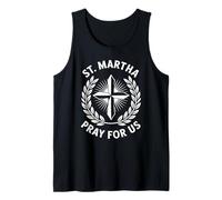 Sainte Marthe Pray For Us Dévotion chrétienne catholique Débardeur