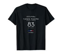 Sainte-Maxime 83, Var, Côte d'Azur, Francia T-Shirt Graphique avec Valeur