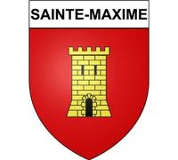 Sainte-Maxime 83 ville Stickers blason autocollant adhésif - Taille : 8 cm
