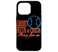 Sainte Rita de Cascia, Saint Patron du Baseball Coque pour iPhone 16 Pro