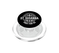 Sainte Susanna Pray for Us Catholic Patron Sainte Croix Prière PopSockets PopGrip pour MagSafe