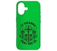 Sainte Suzanne, priez pour Nous, Filles catholiques, Confirmation Coque pour iPhone 17
