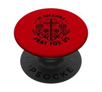 Sainte Suzanne, priez pour Nous, Filles catholiques, Confirmation PopSockets PopGrip Adhésif